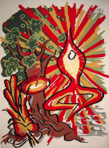 Der beleuchtende Banian   (1,27 x 0,96)   1991